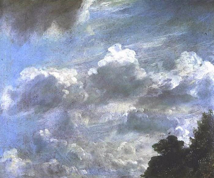John Constable Cloud Study, Hampstead; Tree at Right, Royal Academy of Arts, London Norge oil painting art